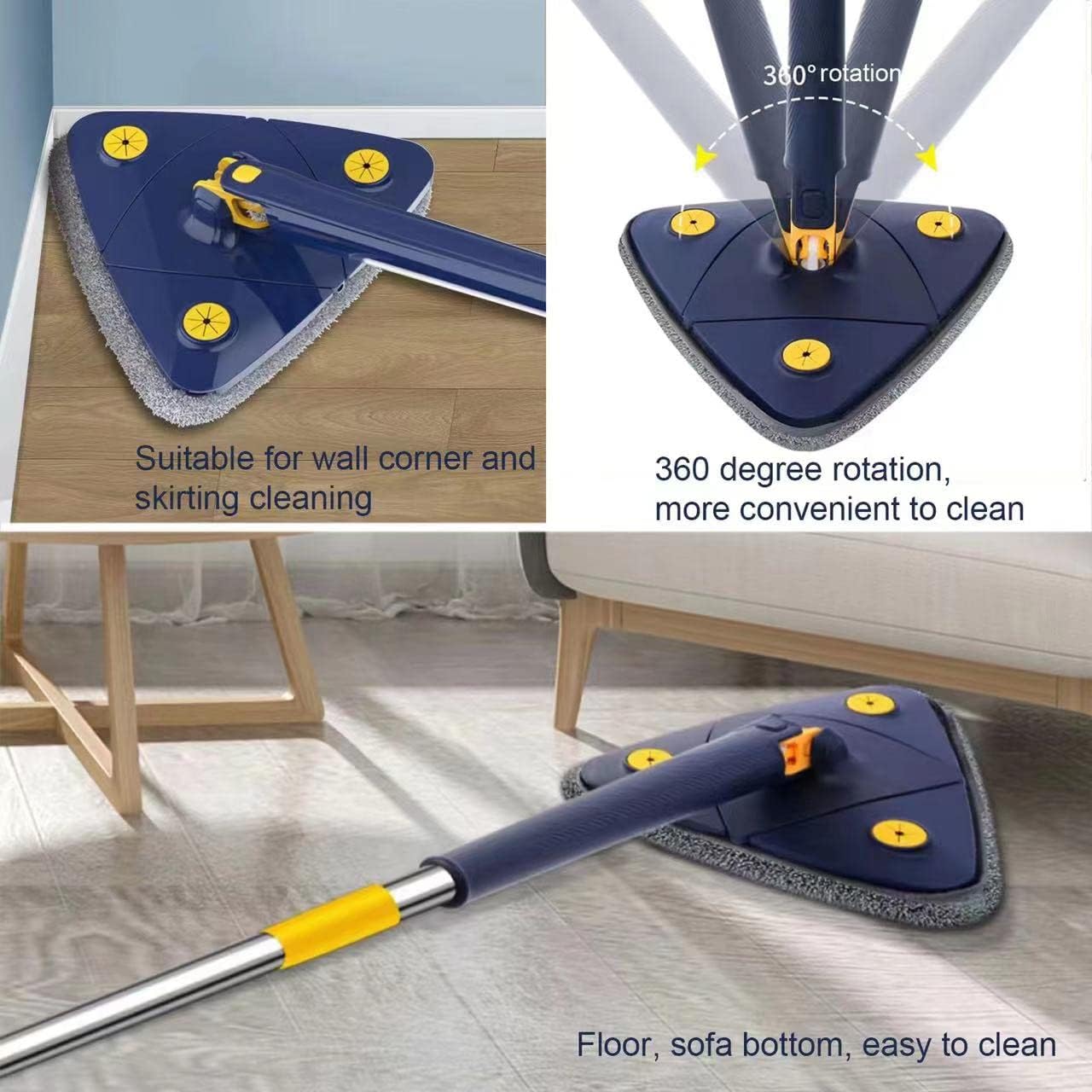 Self-Squeeze Triangular Mop